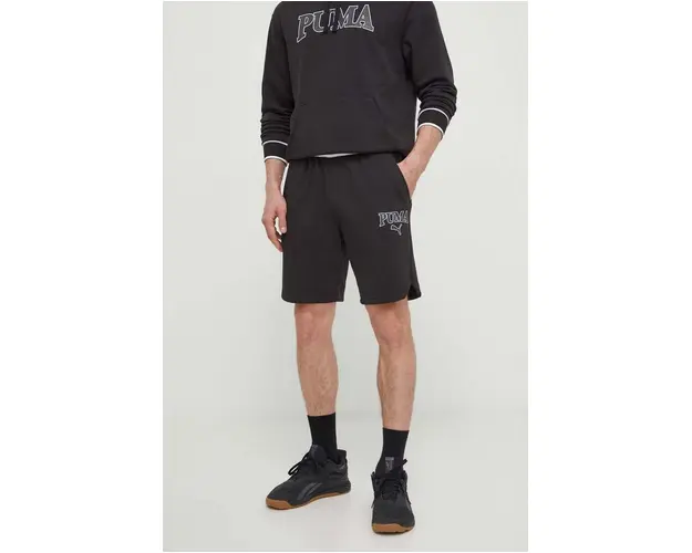 Puma pantaloni scurti SQUAD barbati, culoarea negru 678975