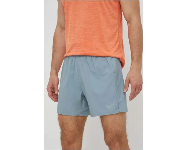 Mizuno pantaloni scurti de alergare Core 5.5 culoarea gri, J2GBB008