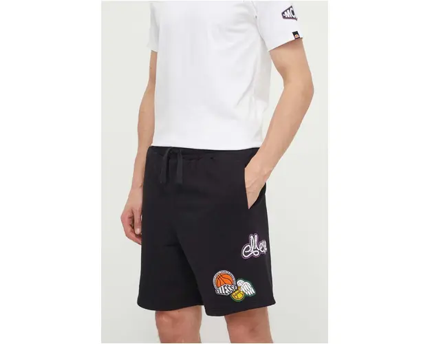 Ellesse pantaloni scurti Bronxa Short barbati, culoarea negru, SHV20121