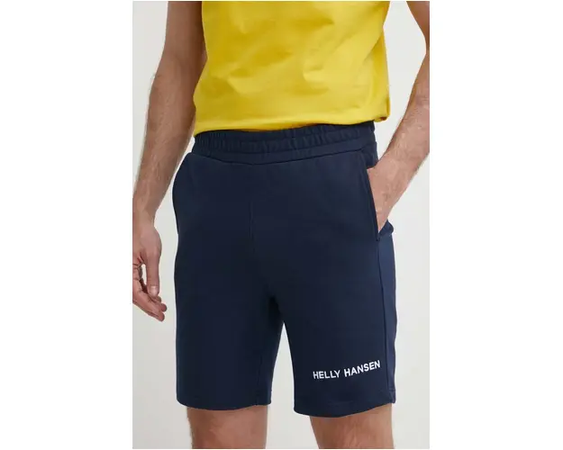 Helly Hansen pantaloni scurti barbati, culoarea albastru marin