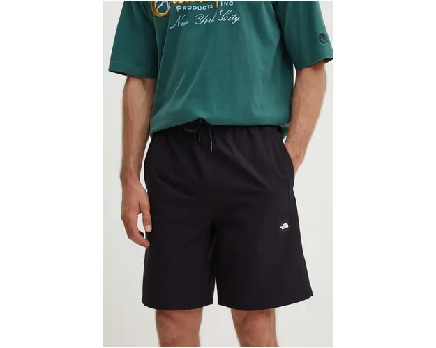 The North Face pantaloni scurti M Sakami Pull On Short barbati, culoarea negru, NF0A879NJK31