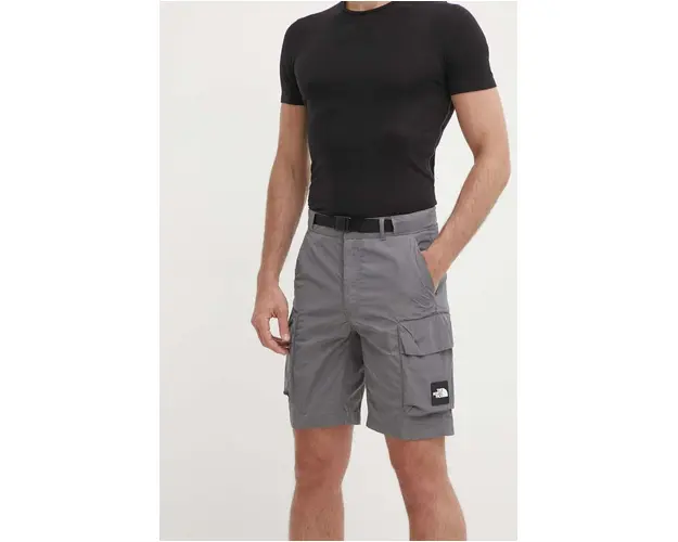 The North Face pantaloni scurti outdoor culoarea gri, NF0A879R0UZ1