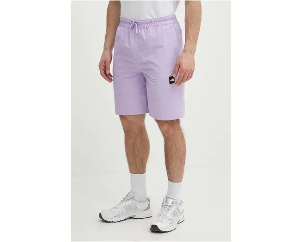 The North Face pantaloni scurti barbati, culoarea violet, NF0A879NQZI1