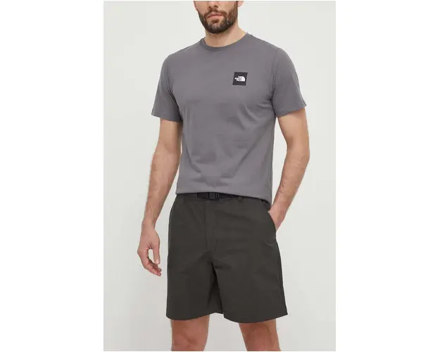 The North Face pantaloni scurti barbati, culoarea gri, NF0A870KJK31