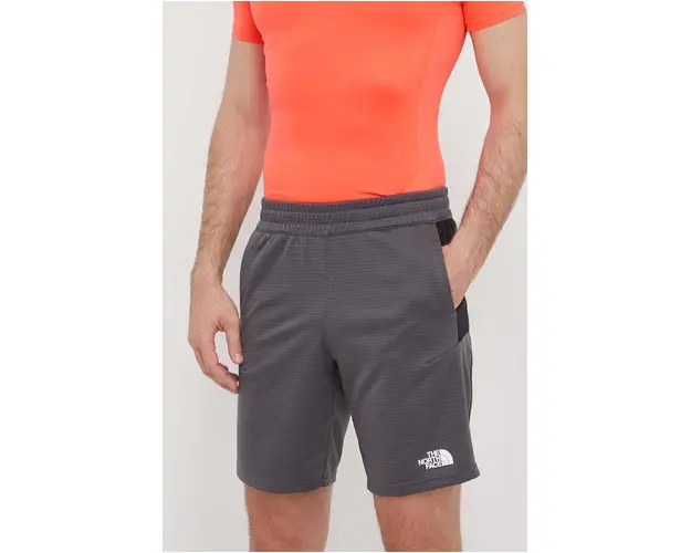 The North Face pantaloni scurti sport Mountain Athletics barbati, culoarea gri, NF0A87J4WUO1
