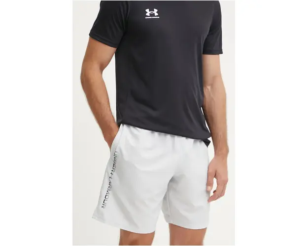 Under Armour pantaloni scurti de antrenament Tech culoarea gri