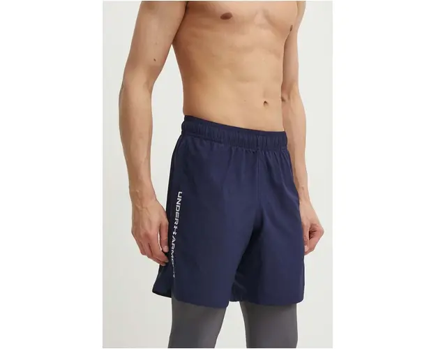 Under Armour pantaloni scurti de antrenament Tech culoarea albastru marin