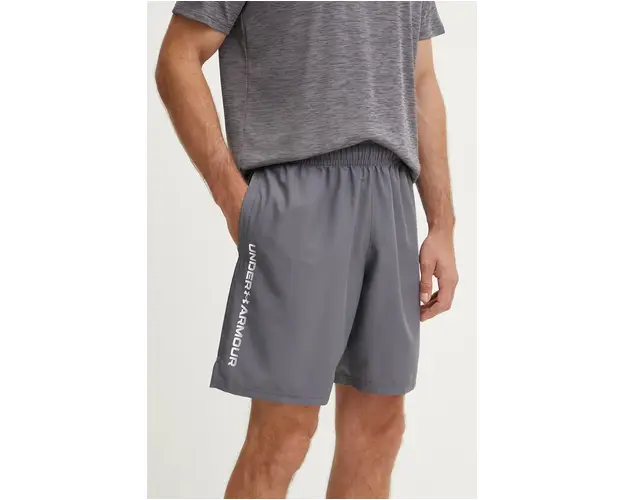 Under Armour pantaloni scurti de antrenament Tech culoarea gri