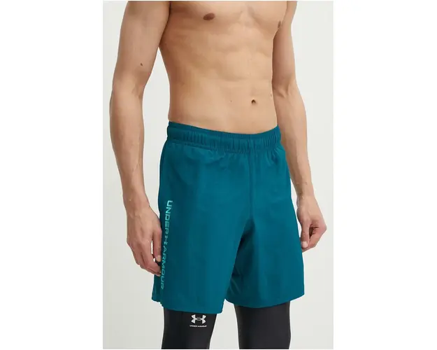 Under Armour pantaloni scurti de antrenament Tech culoarea verde
