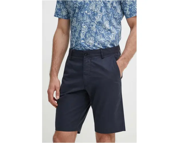 Gant pantaloni scurti din bumbac culoarea albastru marin