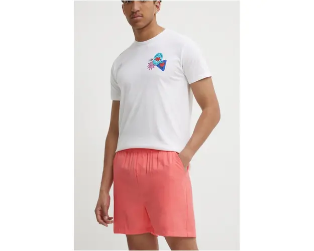 Kaotiko pantaloni scurti barbati, culoarea portocaliu