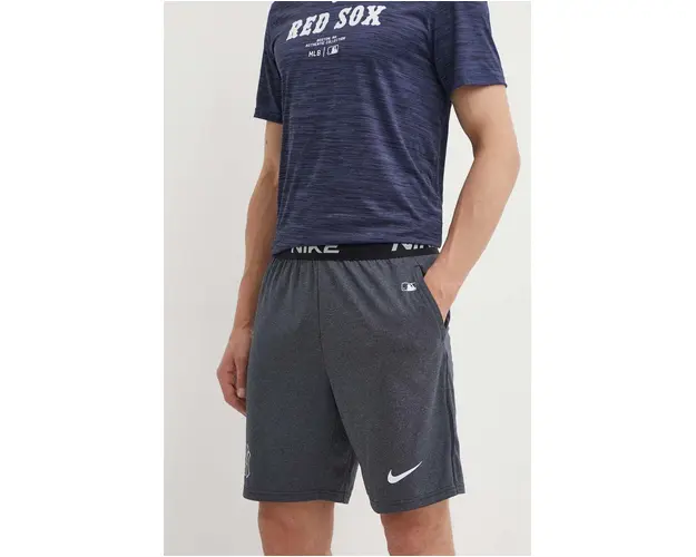 Nike pantaloni scurti New York Yankees barbati, culoarea gri