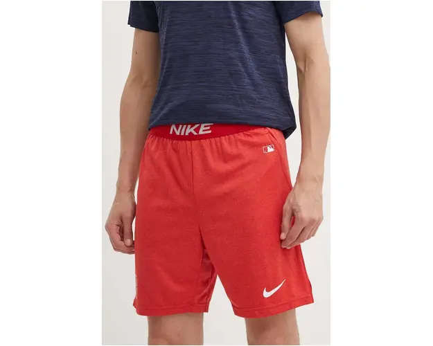 Nike pantaloni scurti Boston Red Sox barbati, culoarea rosu