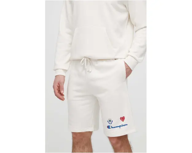 Champion pantaloni scurti barbati, culoarea bej, 219786