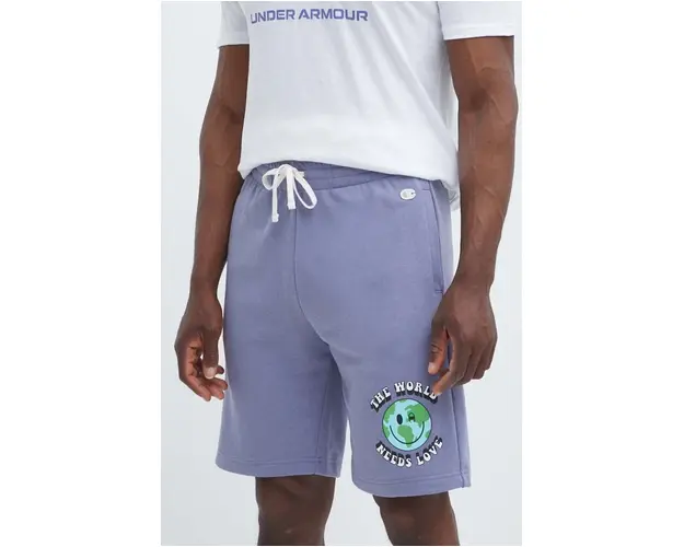 Champion pantaloni scurti barbati, culoarea violet, 219786