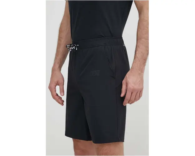 Picture pantaloni scurti outdoor Lenu Stretch culoarea negru, MSH099