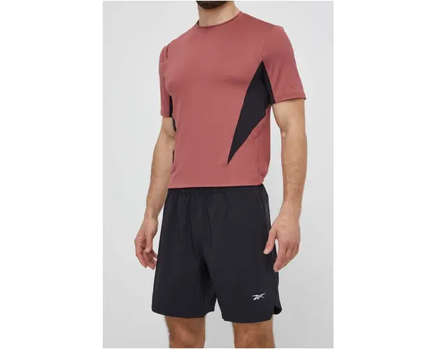 Reebok pantaloni scurti de alergare culoarea negru, 100075393