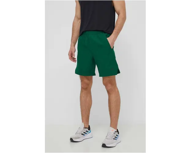 Reebok pantaloni scurti de antrenament Strength culoarea verde, 100075794