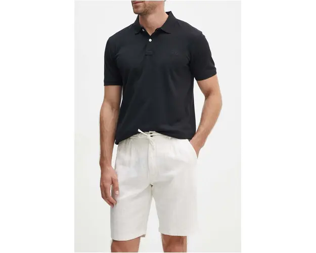 Lindbergh pantaloni scurti din amestec de in culoarea bej, 30-505020