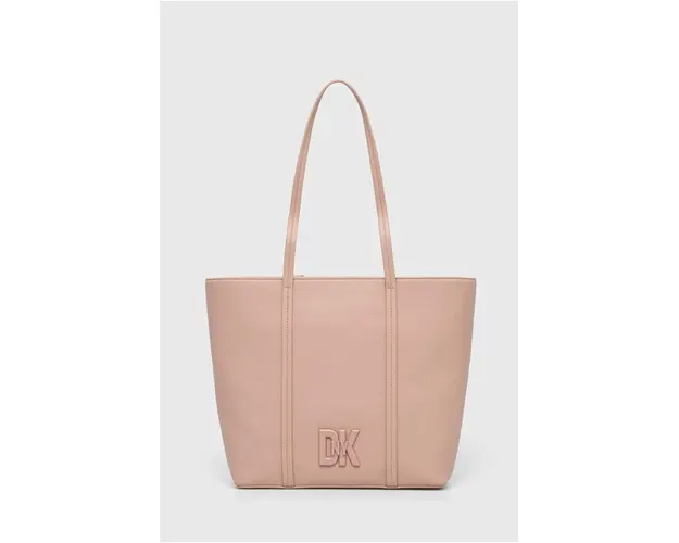 Dkny poseta de piele culoarea bej