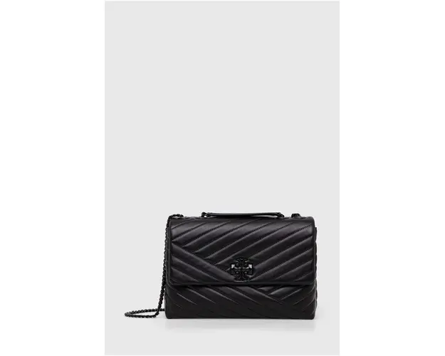 Tory Burch poseta de piele culoarea negru