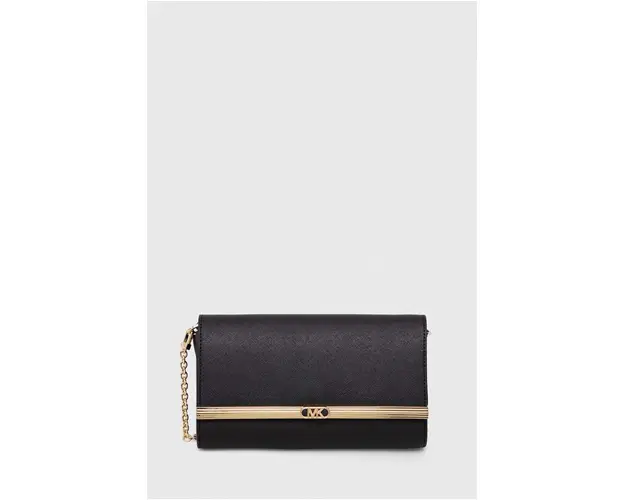 MICHAEL Michael Kors poseta piele culoarea negru