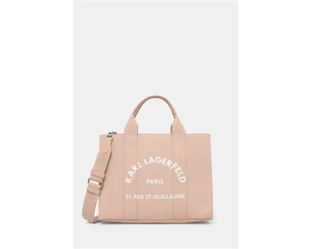 Karl Lagerfeld poseta culoarea roz