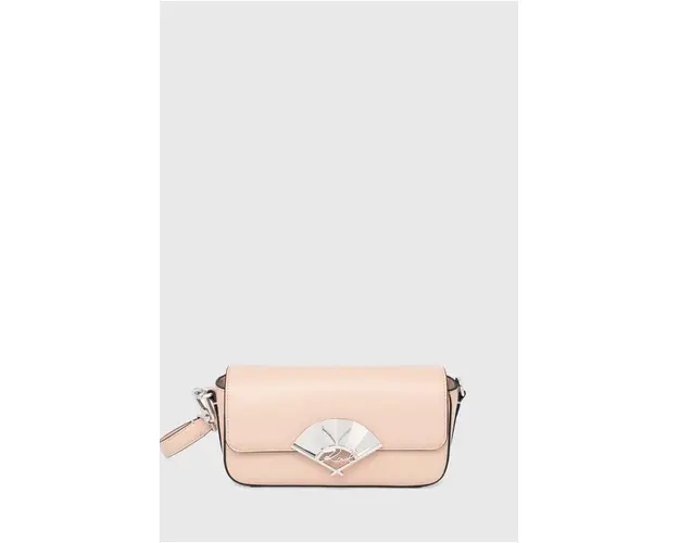 Karl Lagerfeld poseta de piele culoarea rosu