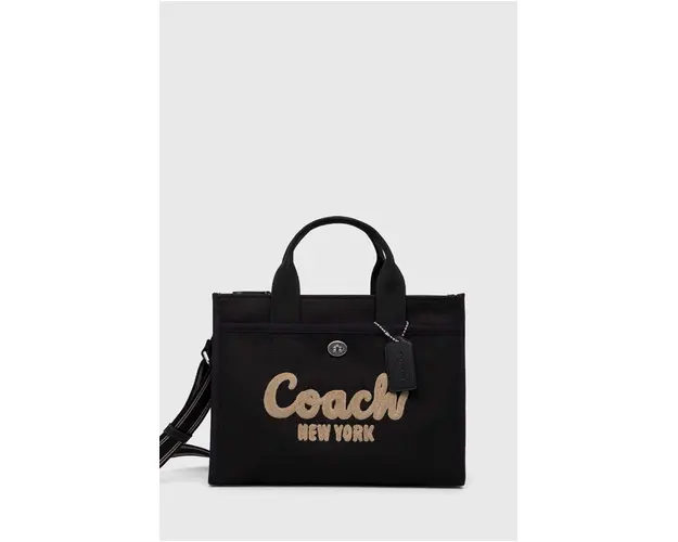 Coach poseta culoarea negru