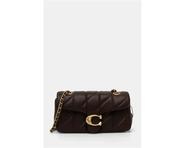 Coach poseta de piele Tabby culoarea maro