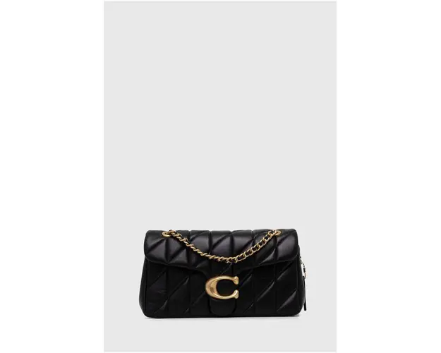 Coach poseta de piele Tabby culoarea negru CP150