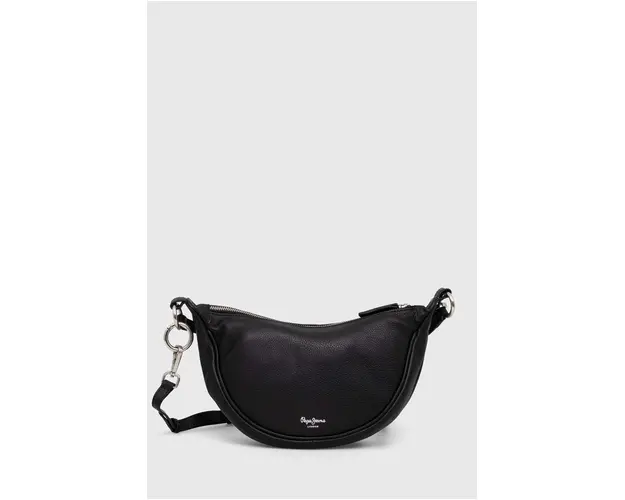 Pepe Jeans poseta de piele NADINE LETHI culoarea negru, PL031548