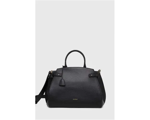 Coccinelle poseta de piele culoarea negru