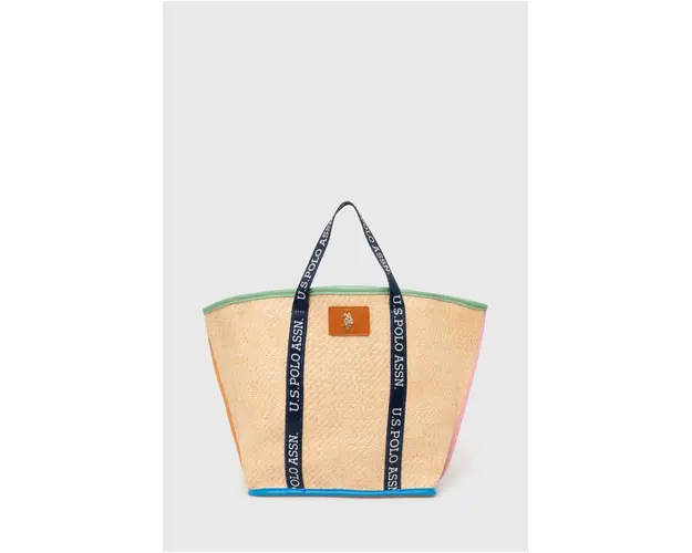 U.S. Polo Assn. geanta de plaja culoarea bej