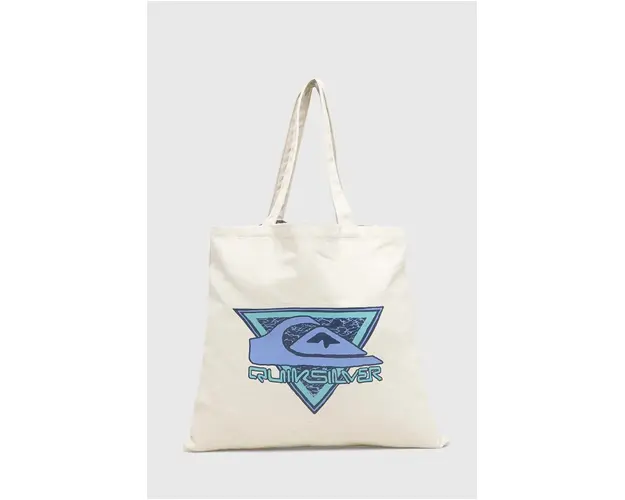 Quiksilver geanta de bumbac culoarea bej