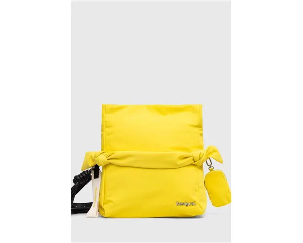 Desigual poseta culoarea galben