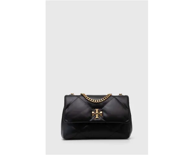 Tory Burch poseta de piele culoarea negru