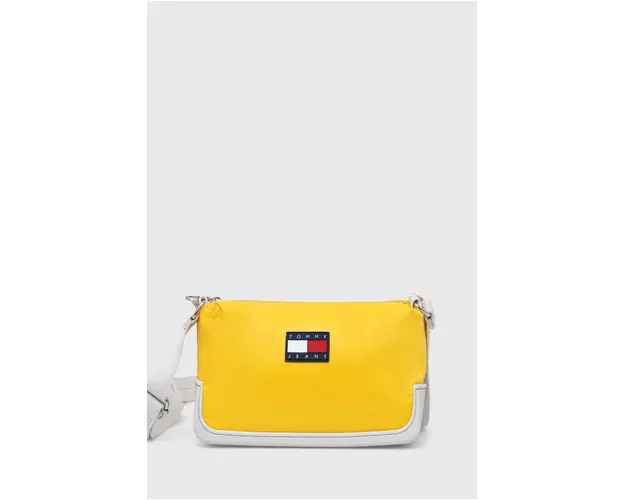 Tommy Jeans poseta culoarea galben AW0AW15950