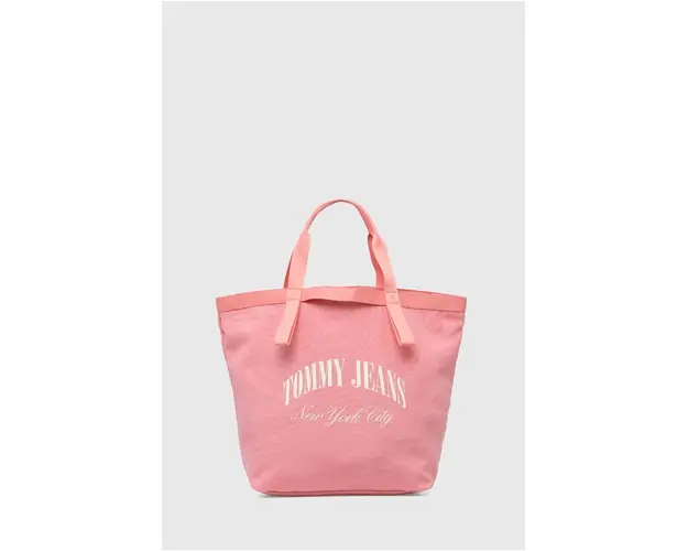 Tommy Jeans poseta culoarea roz, AW0AW15953