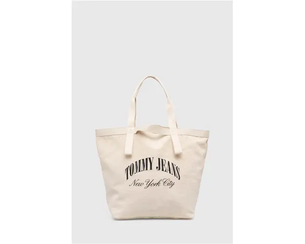 Tommy Jeans poseta culoarea bej, AW0AW15953