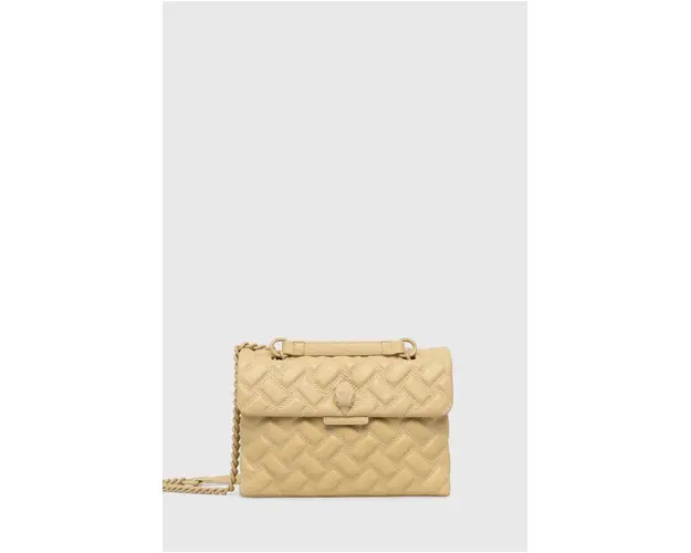 Kurt Geiger London poseta de piele culoarea galben