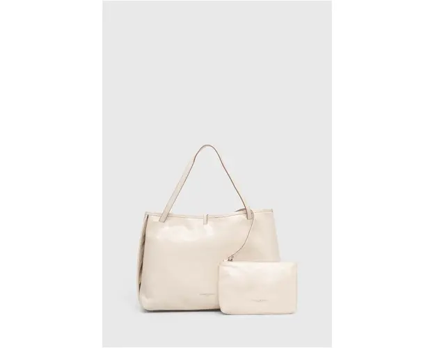 Gianni Chiarini poseta de piele culoarea bej