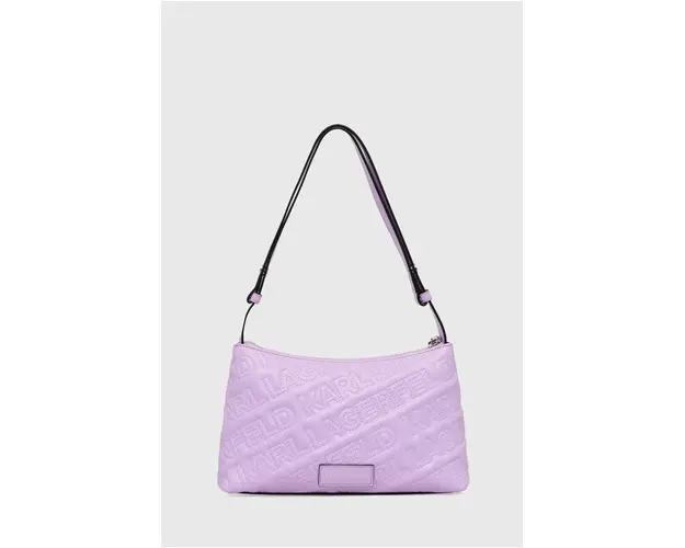 Karl Lagerfeld poseta culoarea violet