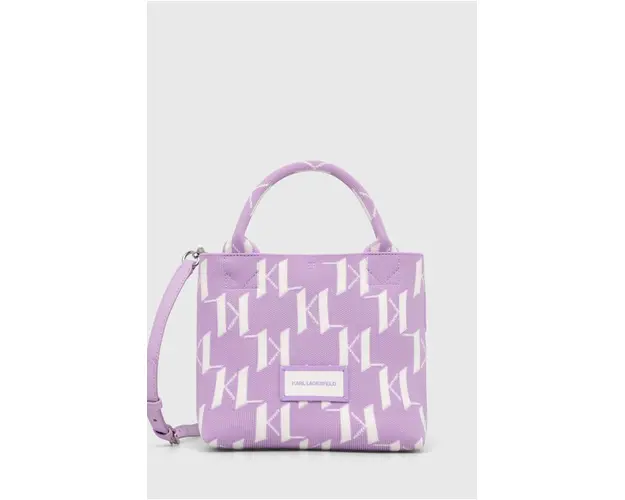 Karl Lagerfeld poseta culoarea violet