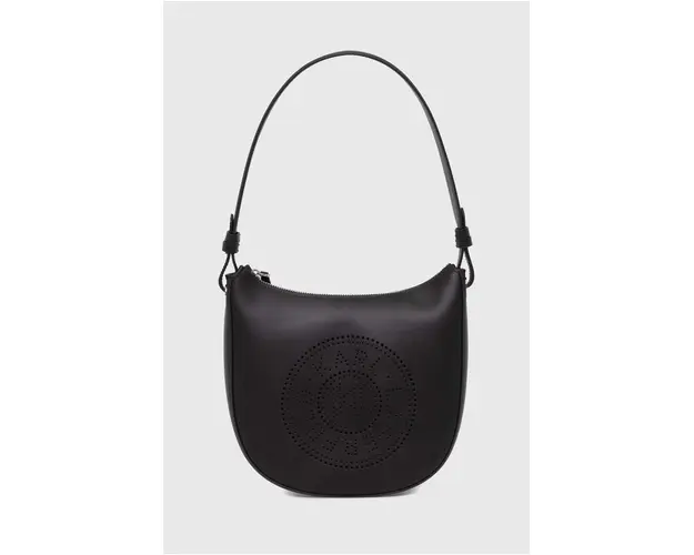 Karl Lagerfeld poseta de piele culoarea negru