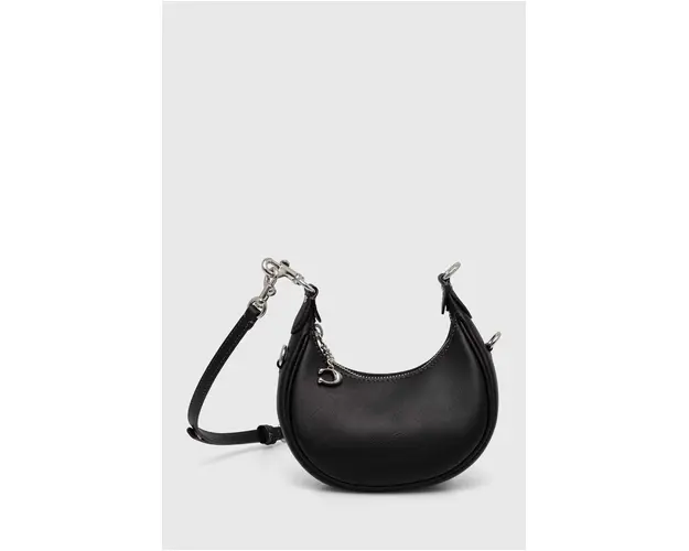 Coach poseta de piele culoarea negru, CR508