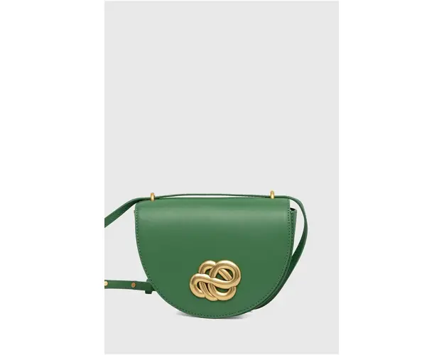 By Malene Birger poseta de piele culoarea verde