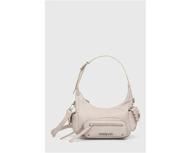 Desigual poseta OMNIA NEW LONDON PLUS culoarea bej, 24SAXP32