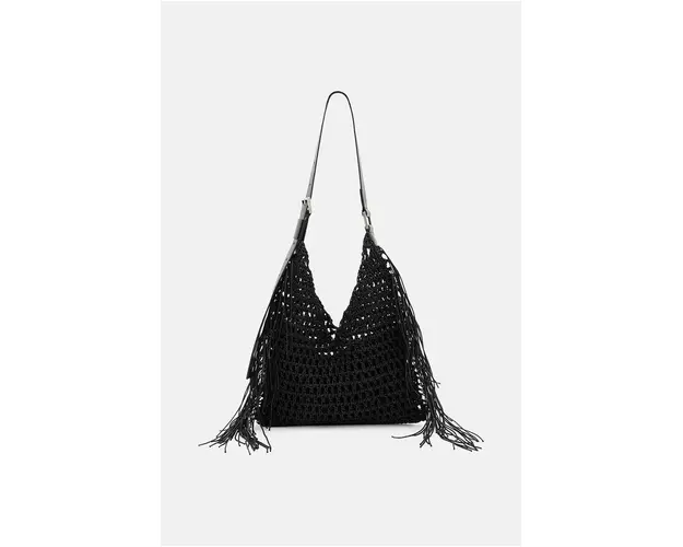 AllSaints poseta SABINE SHOULDER BAG culoarea negru, W080XA