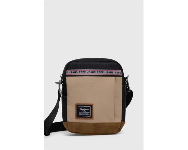Pepe Jeans borseta culoarea bej